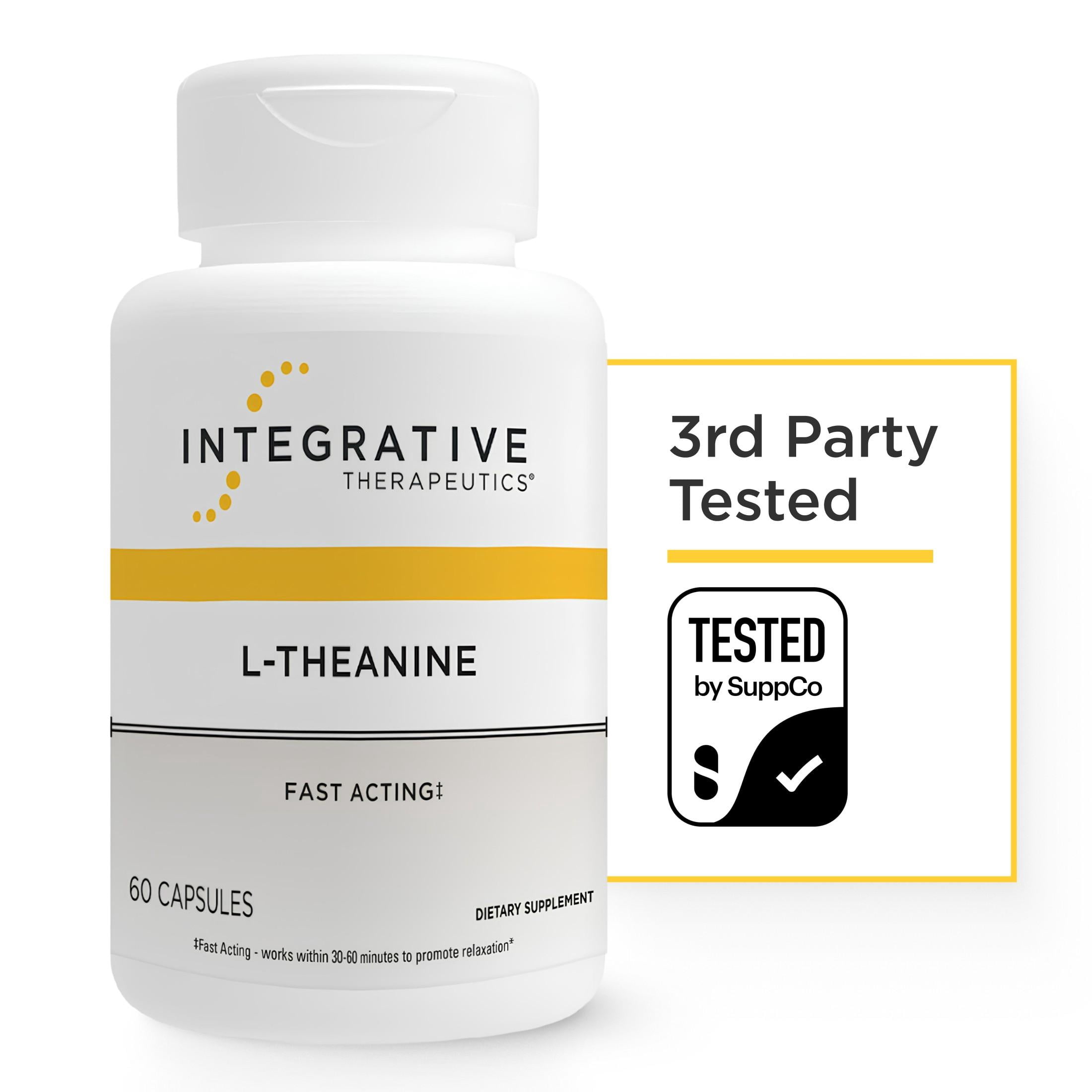 Integrative Therapeutics L-Theanine, Stress Response Support,* 60 Count (30 Servings)