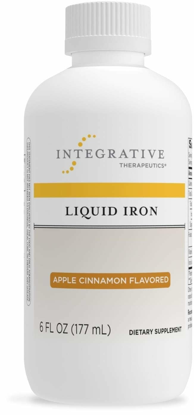 Integrative Therapeutics Liquid Iron, Includes B12 & Folate, 6 fl oz (35 Servings)