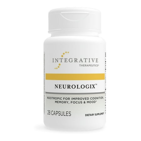 product image of Integrative Therapeutics – Neurologix – Nootropic* – Supports Concentration, Focus, Cognitive Function* - Non-Stimulant with Neumentix Spearmint Extract, Citicoline, Saffron, B6-28 Capsules