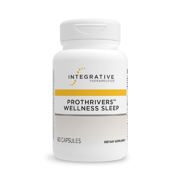 Integrative Therapeutics ProThrivers Wellness Sleep - Sleep Support Supplement for Adults* - Support with Melatonin & Magnesium - Vegan, Gluten-Free & Dairy-Free - 60 Capsules (60 Servings)