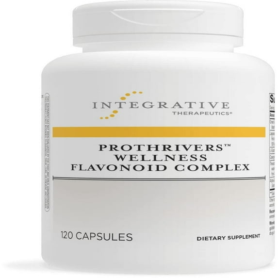 Integrative Therapeutics ProThrivers Wellness Flavonoid Complex - Supports Healthy Antioxidant Pathways - With CoQ10, Curcumin Extract, Green Tea Extract and L-Glutathione - Dairy Free - 120 Capsules