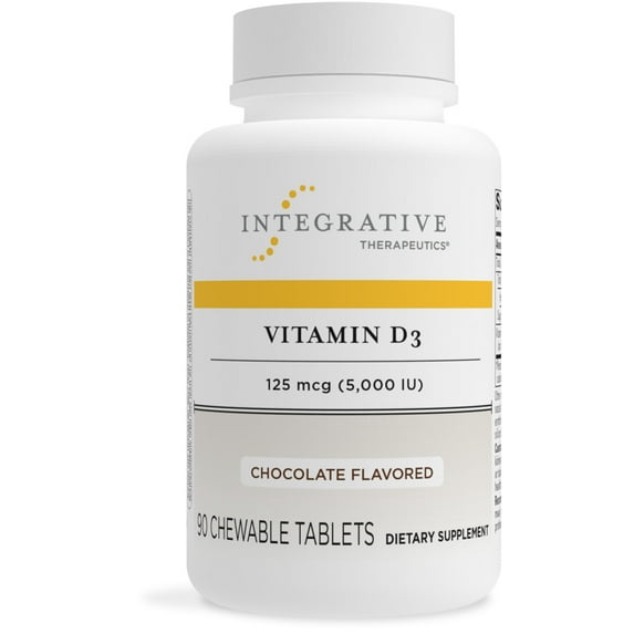 Integrative Therapeutics Vitamin D3 125 mcg, Bone & Immune Support,* 90 Count (90 Servings)