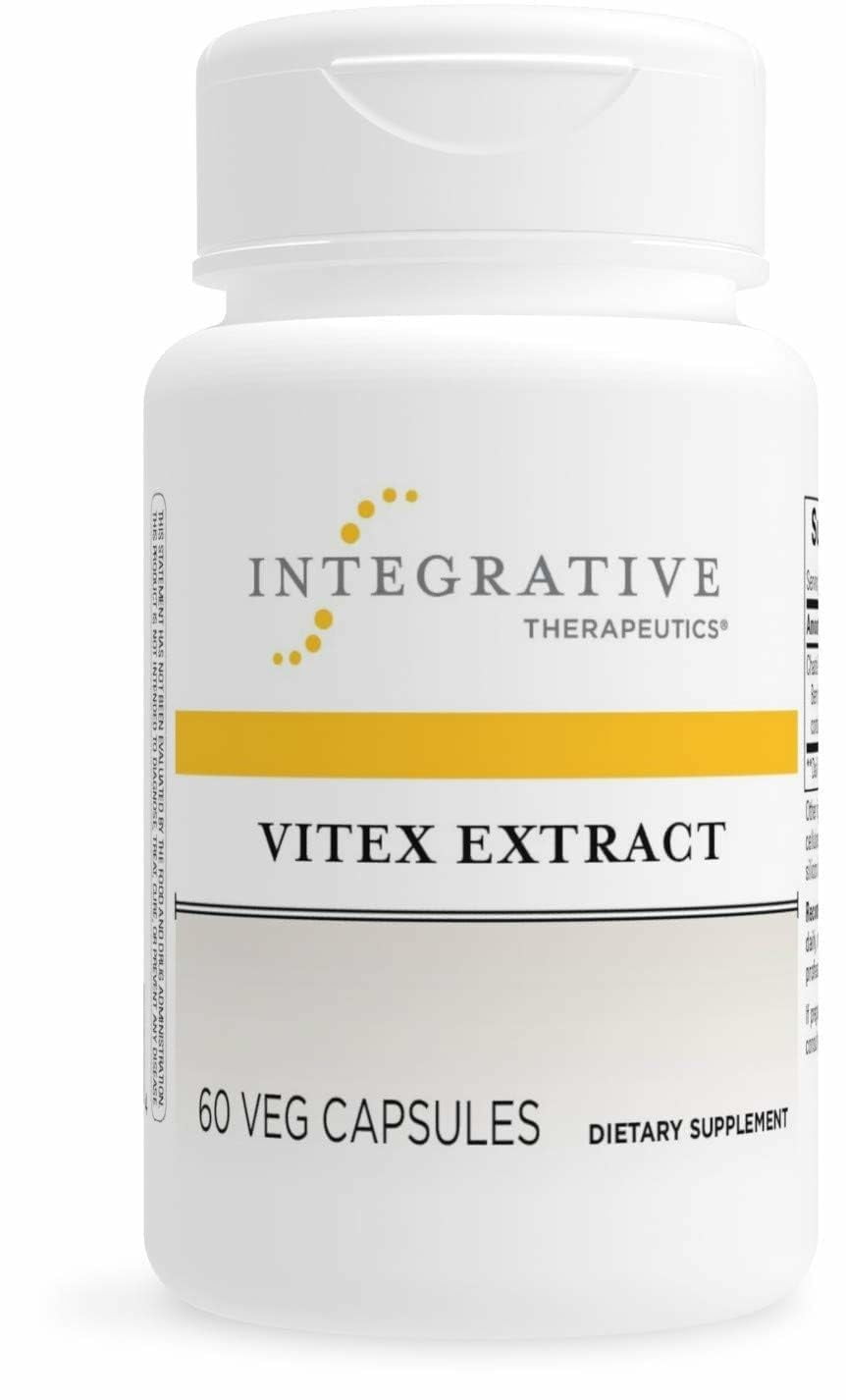 Integrative Therapeutics Vitex Extract - Period Care Supplement for Premenstrual Support* - Menstrual Supplement for Women* - Vegan, Gluten-Free & Dairy-Free - 60 Capsules (60 Servings)