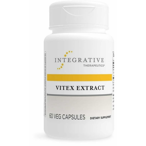 Integrative Therapeutics Vitex Extract - Period Care Supplement for Premenstrual Support* - Menstrual Supplement for Women* - Vegan, Gluten-Free & Dairy-Free - 60 Capsules (60 Servings)