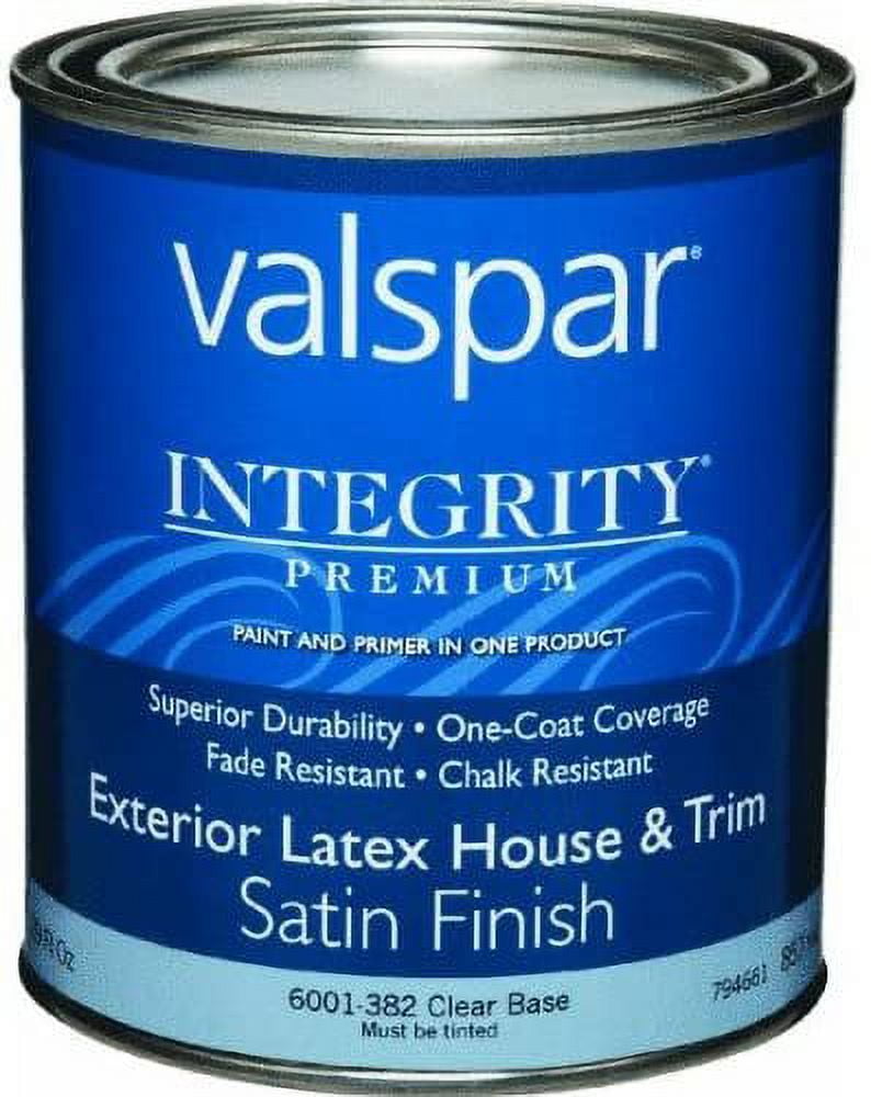 Integrity Exterior Latex Satin House Paint, EXT SAT CLEAR BS PAINT