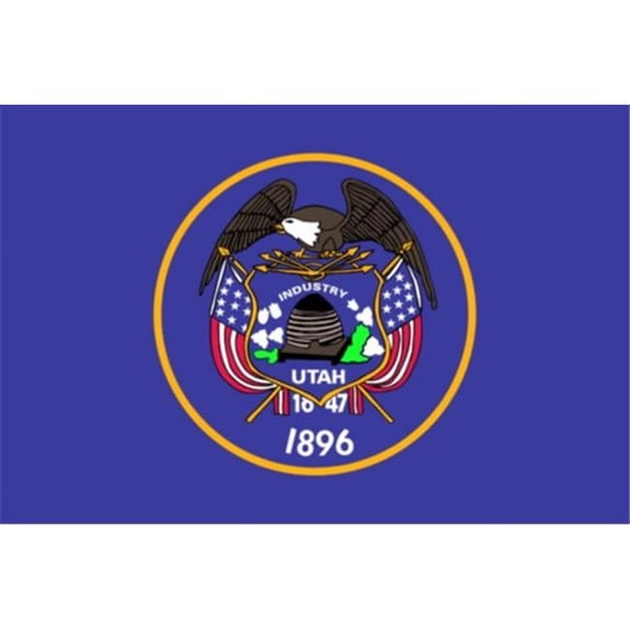 Integrity Flags Utah State Flag 36 x 60 ()