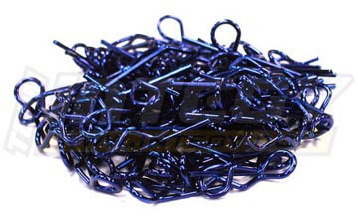 Integy RC Body Clips (8 Stück) Für 1/10 Auto & Truck – Gebogen, Lila, 26x16 Mm – Ersatzteil Aus USA