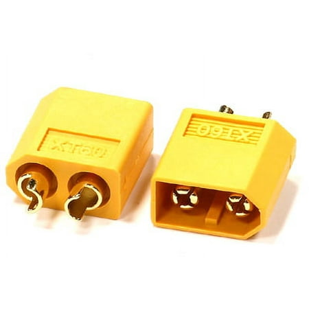 Integy C24547 XT60 Type Connector (2) Male 3.5mm