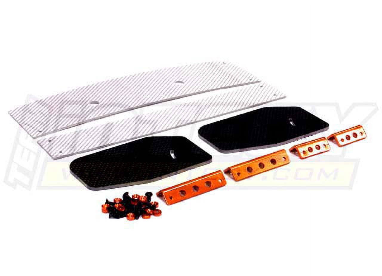 Innotegy Integy Carbon Fiber Rear Wing Set Baja 5B / 2.0 Gas Car/Truck Option ...