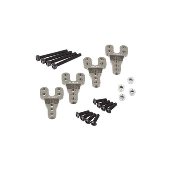 Integy C25694GUN Shock Mount Lift Kit 1/10 SCX-10 (4) INTC25694GUN