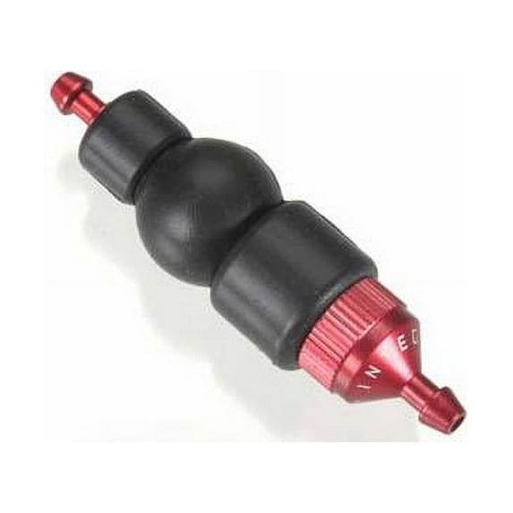 Integy RC Toy Model Hop-ups C22616RED Large Fuel Filter w/ Primer Pump