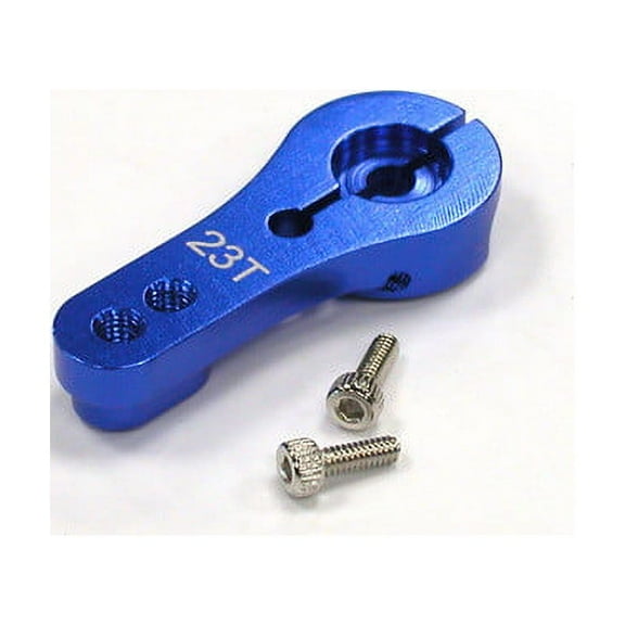 Integy RC Toy Model Hop-ups C22942BLUE Alloy Servo Horn 23T for KO & JR Servo (r=20, 24mm)