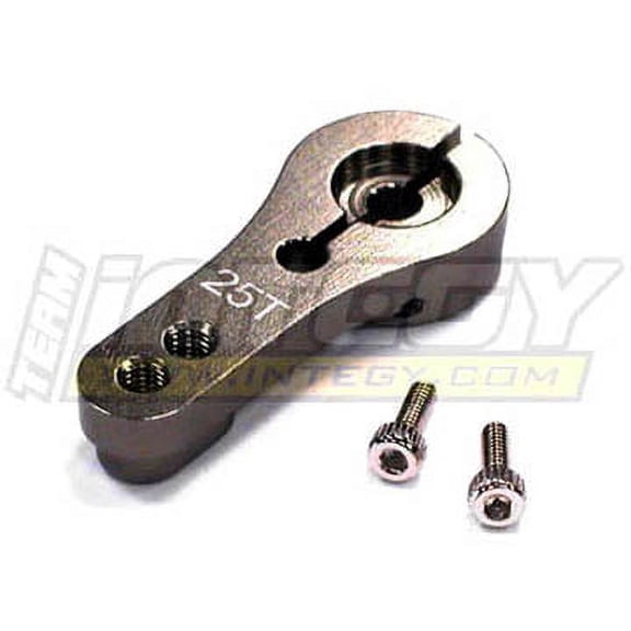 Integy RC Toy Model Hop-ups C22944GUN Alloy Servo Horn 25T for Futaba Servo (r=20, 24mm)