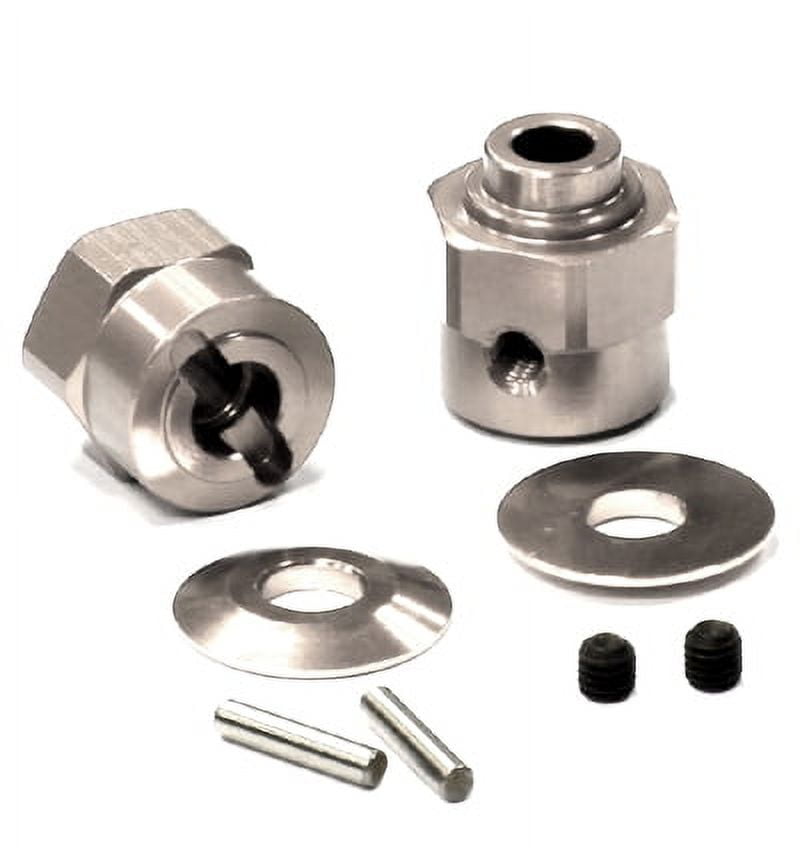 INTEGY CNC Machined Hex Wheel Hub Set – +3 Offset For Axial Wraith 2.2 RC Crawler, 2 Hubs - View #9