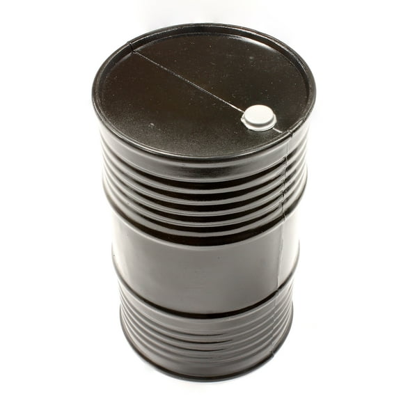 Integy RC Toy Model Hop-ups C25561BLACK Realistic Plastic 1/10 Scale 55 Gallon Drum / Container / Barrel