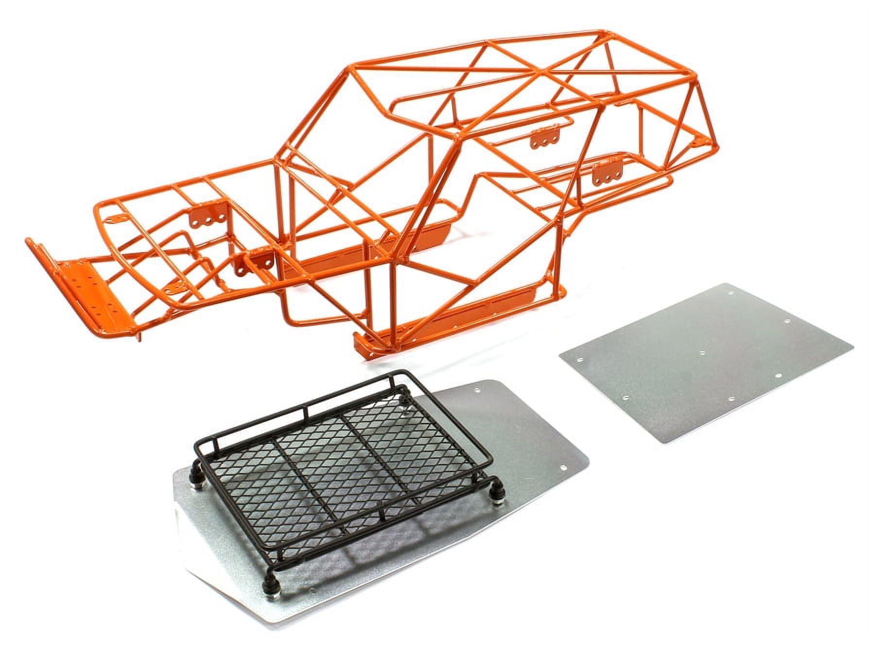 Integy RC Toy Model Hop ups C25668SILVERORANGE Realistic T2 Steel