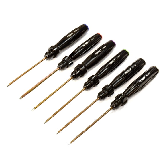 Integy RC Toy Model Hop-ups C25857 Allen Wrench Set Heavy-Duty Hex 6pcs (Handle: 19mm O.D.)