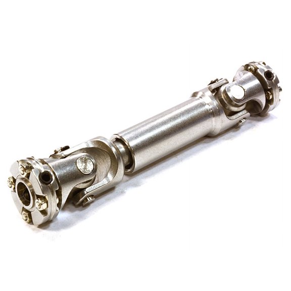 Integy RC Toy Model Hop-ups C26271 Billet Machined Universal Drive Shaft 70-90mm for Custom 1/14 Semi-Tractor Truck
