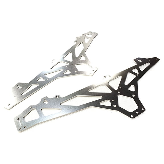 Integy RC Toy Model Hop-ups C26394SILVER Billet Machined Main Chassis for HPI 1/10 Scale Crawler King