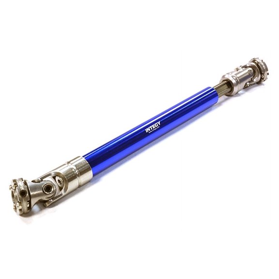 Integy RC Toy Model Hop-ups C26438BLUE Machined Universal Drive Shaft 142-173mm for Custom 1/14 Semi-Tractor Truck