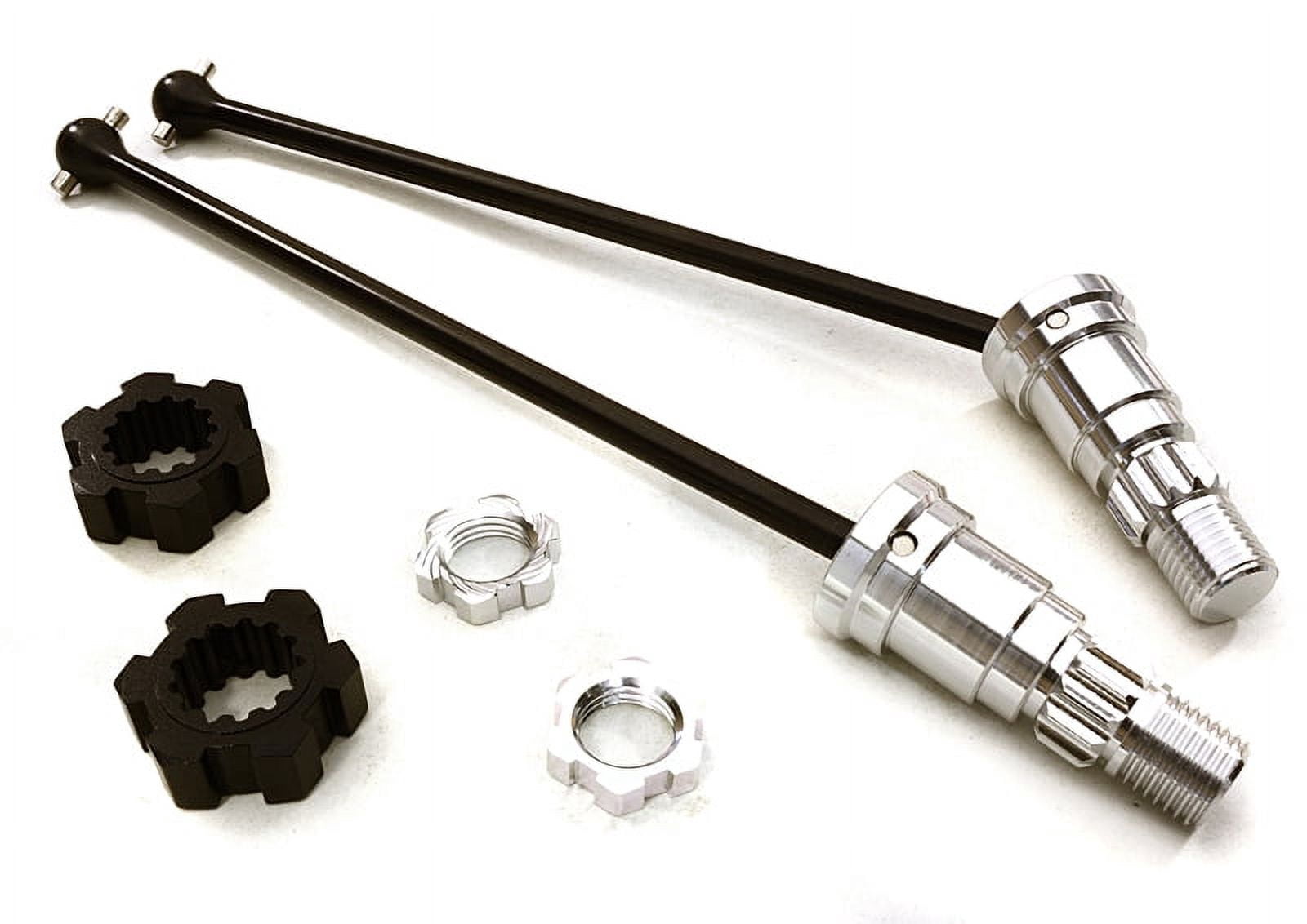 Integy Universal Drive Shafts With +12mm Stub Axles For Traxxas X-Maxx 4X4 - Orange