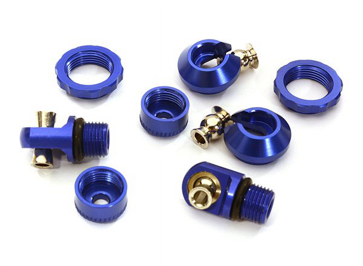 CNC-gefräste Stoßdämpfer-Teile Für Traxxas TRX-4 – Anodisiert, In Blau