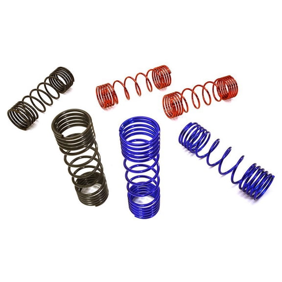 Integy RC Toy Model Hop-ups C28114 Speed Tune Suspension Rear Spring Set (6) for 1/10 Traxxas Slash & Stampede