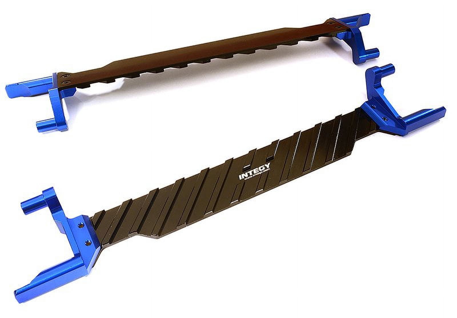 Integy Rc Tracks Integy RC Toy Model Hop-ups C28456BLUE Alloy Machined Battery Hold-Down ...