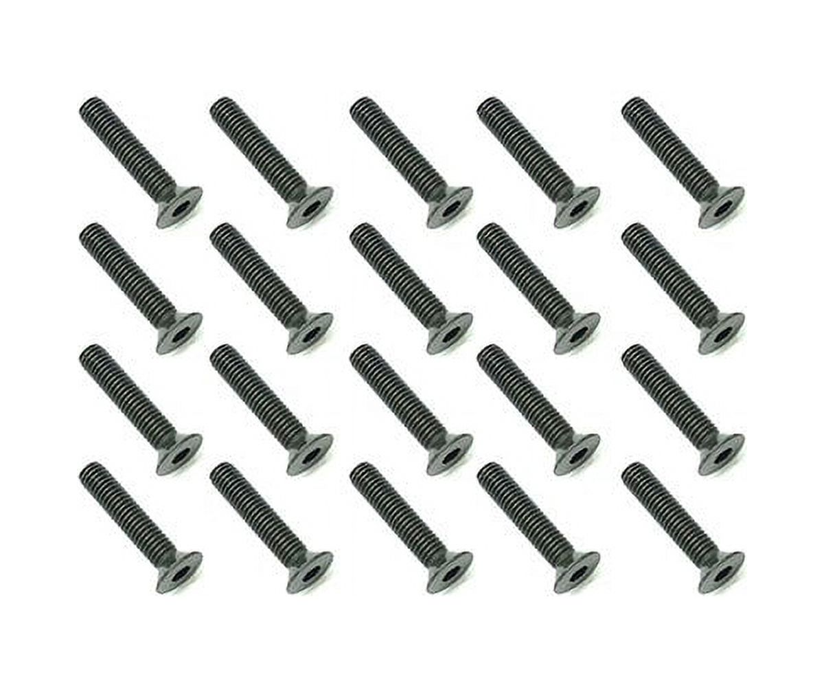 Integy RC Toy Model Hopups SQSST315 Square R/C M3 x 15mm Black Steel