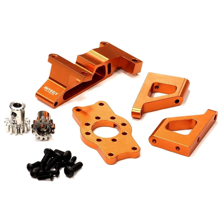 Integy C23865GREEN Brushless Conversion Kit For HPI Hot Bodies D8 Nitro RC Car - Includes Motor Mount & Battery Tray