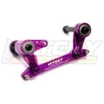 thumbnail image 1 of Integy RC Toy Model Hop-ups T6919PURPLE Type II Steering Bell Crank w/ Servo Saver for HPI Savage-X Monster Truck, 1 of 1