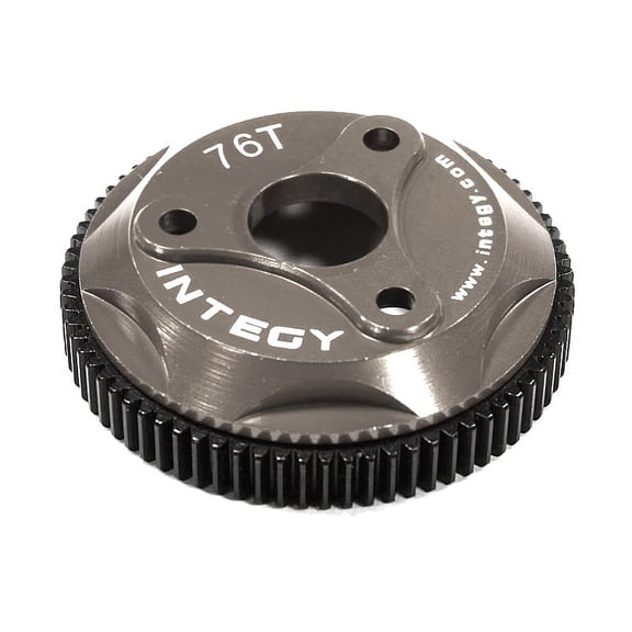 Integy RC Toy Model Hop-ups T8008GREY 76T Metal Spur Gear for Traxxas Stampede 2WD, Rustler & Slash