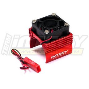 Integy Super BL Motor Heatsink / Fan Red 1/16 ERV/SLH INTC23141R Electric Car/Truck Option Parts