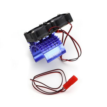 INTEGY Super Motor Heatsink / Twin Fan, 540/550, Blue (HOR-INTC23139BL)