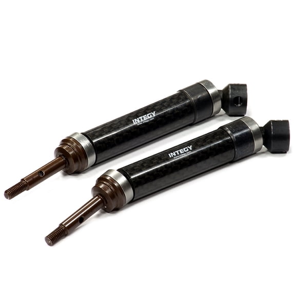 Integy XHD Steel Rear Universal Drive Shaft CarbonSLH INTT8564CAR Electric Car/Truck Option Parts