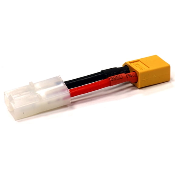 Integy XT60 Male-To-TAM Female Conn Adapter Wire Harness INTC24403