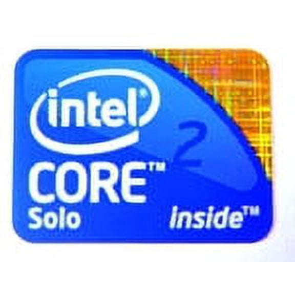 Intel Core 2 Solo Inside Sticker 15.5 x 21mm / 5/8" x 7/8" [252]