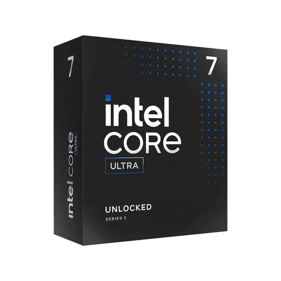 Intel Core Ultra 7 Desktop Processor 265F - 20 Core (8 + 12 E) & 20 Threads - Up to 5.3 GHz - 30 MB Cache - Socket LGA1851 - 192 GB DDR5