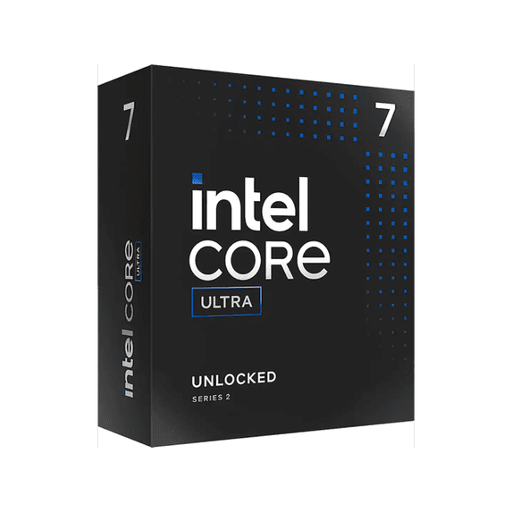 Intel Core Ultra 7 Desktop Processor 265F - 20 Core (8 + 12 E) & 20 Threads - Up to 5.3 GHz - 30 MB Cache - Socket LGA1851 - 192 GB DDR5