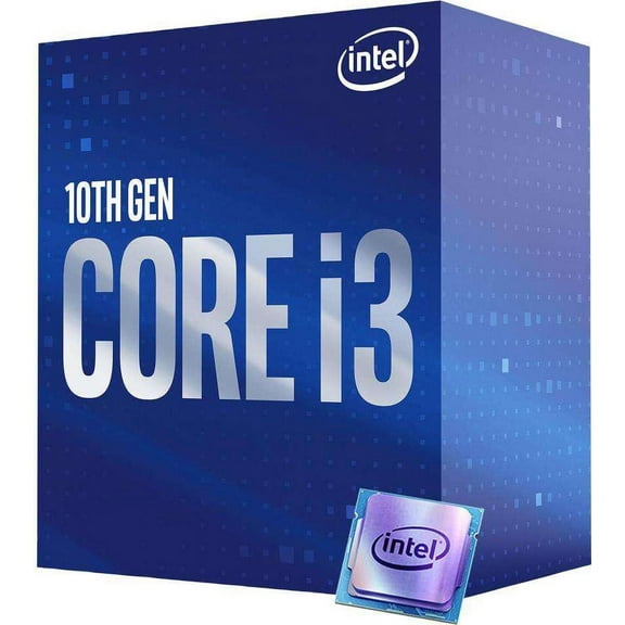 Intel Core i3-10100 - Core i3 10th Gen Comet Lake Quad-Core 3.6 GHz LGA 1200 65W Intel UHD Graphics 630 Desktop Processor - BX8070110100
