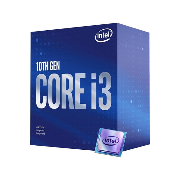 Intel Core i3-10100F - Core i3 10th Gen Comet Lake Quad-Core 3.6 GHz LGA 1200 65W None Integrated Graphics Desktop CPU Processor - BX8070110100F