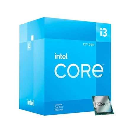 Intel - Core i3-12100F 12th Generation - 4 Core - 8 Thread - 3.3 to 4.3 GHz - LGA1700 - Desktop Processor