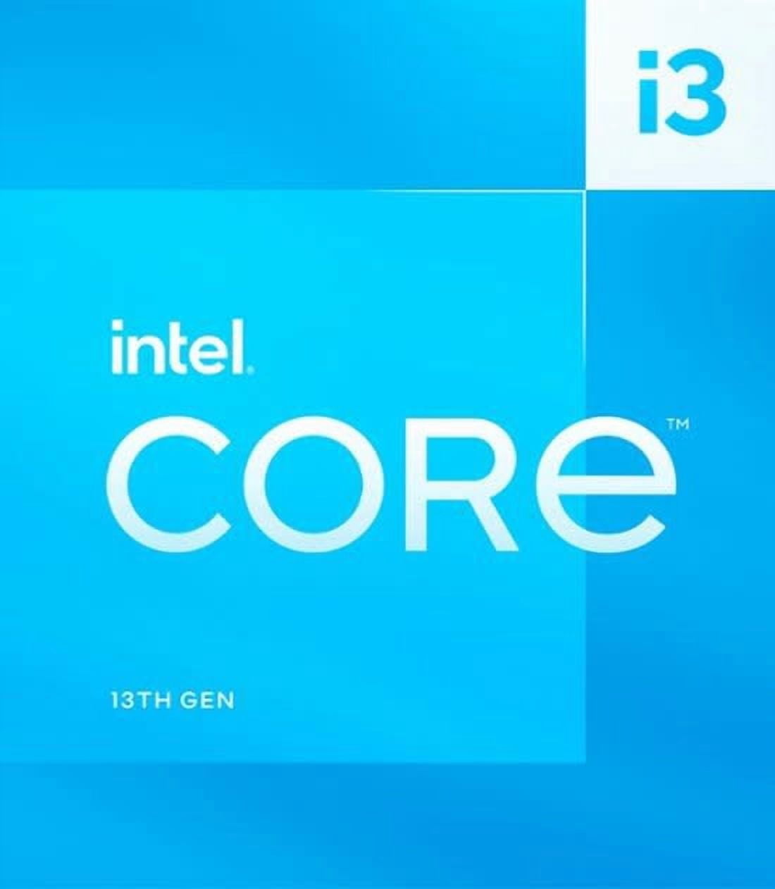 Intel, Desktop Processor, i3-13100, 13th Gen 4-Core 3.4-4.5 GHz
