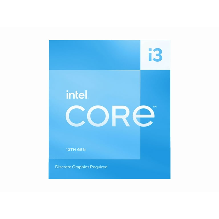 Intel Core i3-13100F 13th Gen CPU 箱付き Intel Core i3 13100F 13th Gen 4 Core 12MB Cache, 3.4 to 4.5