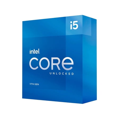 Intel Core i5-11600K Desktop Processor 6 Cores up to 4.9 GHz Unlocked LGA1200 (Intel 500 Series chipset) 125W