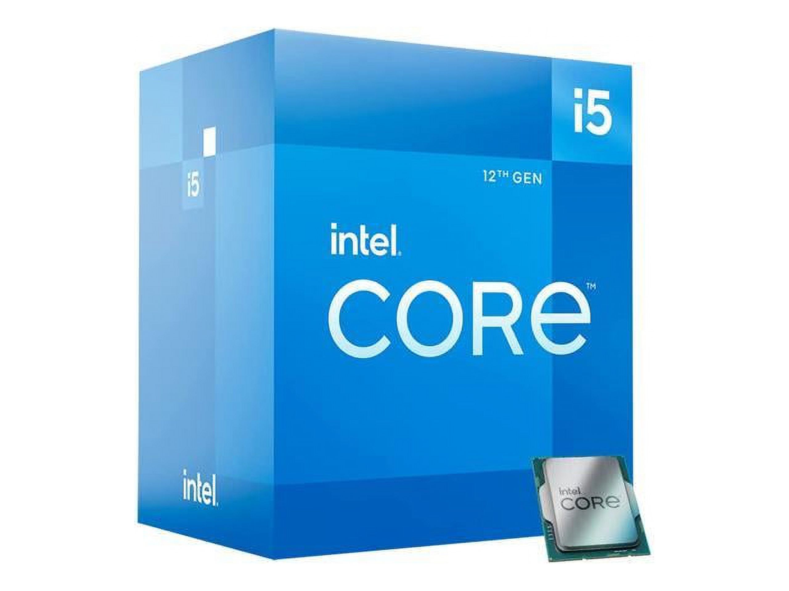 Intel Core i5-12400 - Core i5 12th Gen Alder Lake 6-Core 2.5 GHz LGA 1700 65W Intel UHD Graphics 730 Desktop Processor - BX8071512400 - image 1 of 7