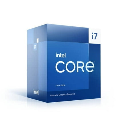 Intel - Core i7-13700F 13th Gen 16 cores 8 P-cores + 8 E-cores 30MB Cache, 2.1 to 5.2 GHz Desktop Processor