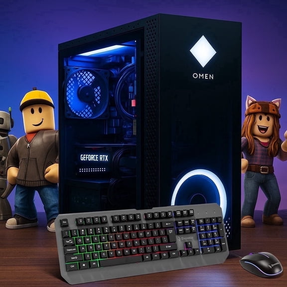 Core i9-10900KF Gaming Desktop PC, RTX 3060 Ti 8 GB GDDR6, 32GB DDR4, 1TB SSD, 650W PSU,RGB Keyboard + RGB Mouse