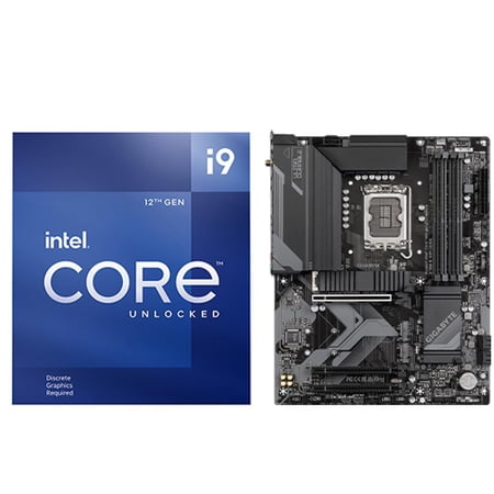 Intel Core i9-12900KF Unlocked Desktop Processor + GIGABYTE Ultra Durable Z790 S WIFI DDR4 Gaming Desktop Motherboard