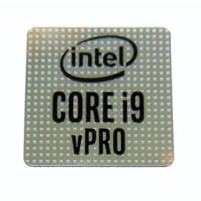 Intel Core i9 vPro 10th Gen Sticker 18 x 18mm / 11/16" x 11/16" [1055]